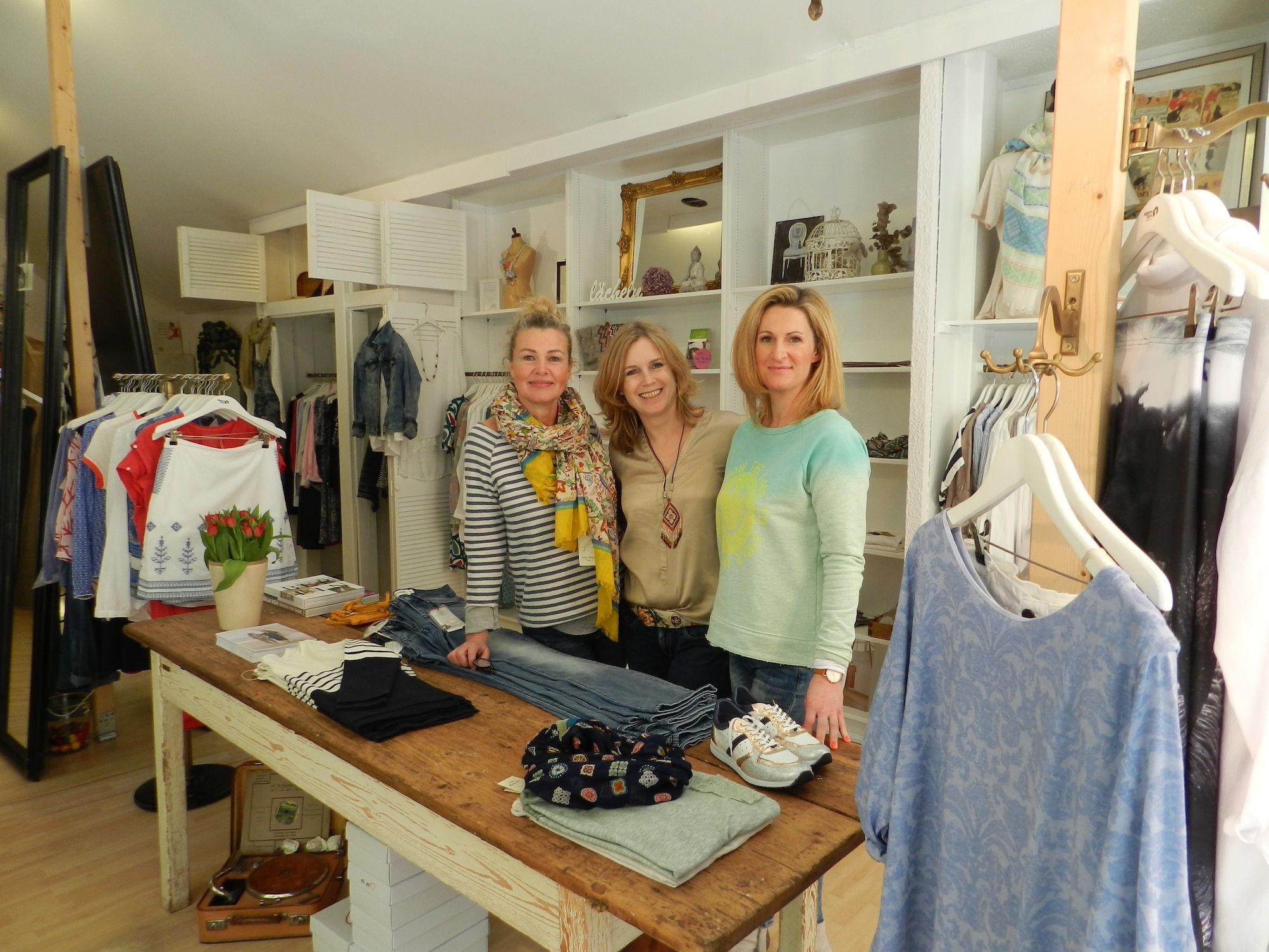 Kirsten Jahn und Franziska Kuczmera im Bleibtreu Store