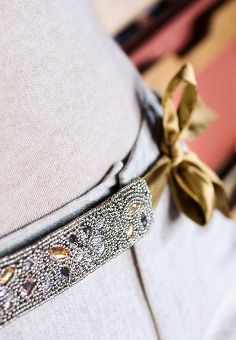 Vintage Strass-Bindegürtel Saira