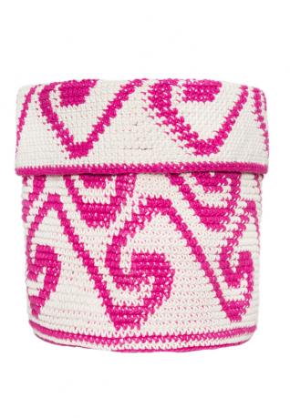 Ethno Aufbewahrungskorb waves pink 