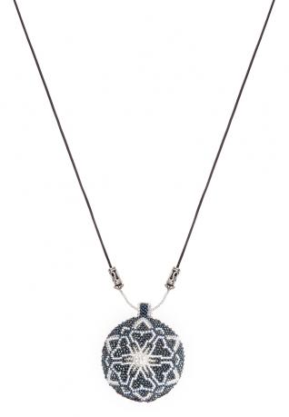 Ethno Kette Mandala silver 