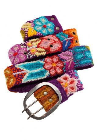 Perugürtel Florcita Classic lila | XS