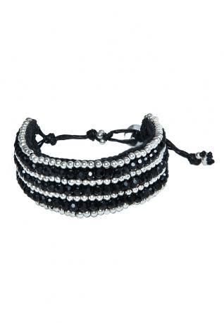 Boho Armband Carolin dark black