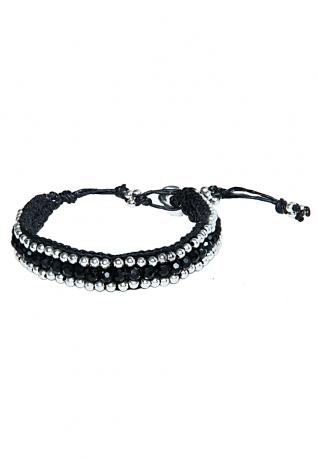 Boho Armband Alessia dark black