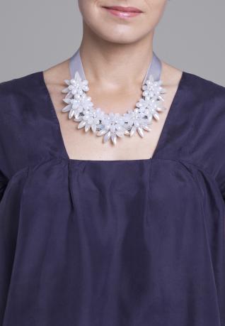 Boho Kette Lilly I light grey